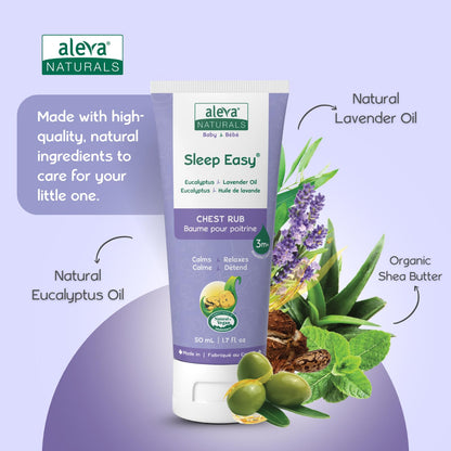 Texture detail of the non greasy Aleva Naturals sleep easy chest balm