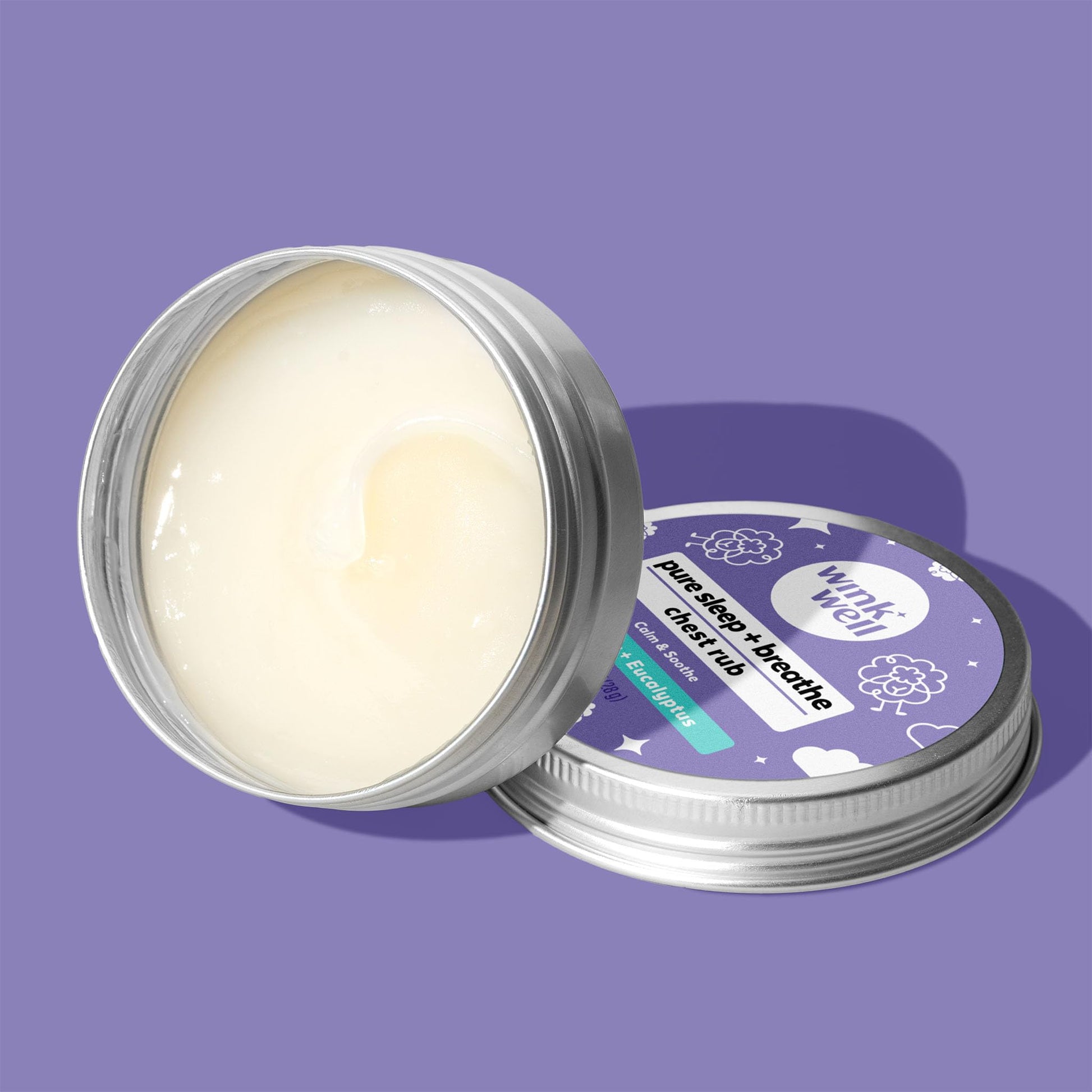 Wink Naturals aromatherapy sleep balm texture and consistency close up