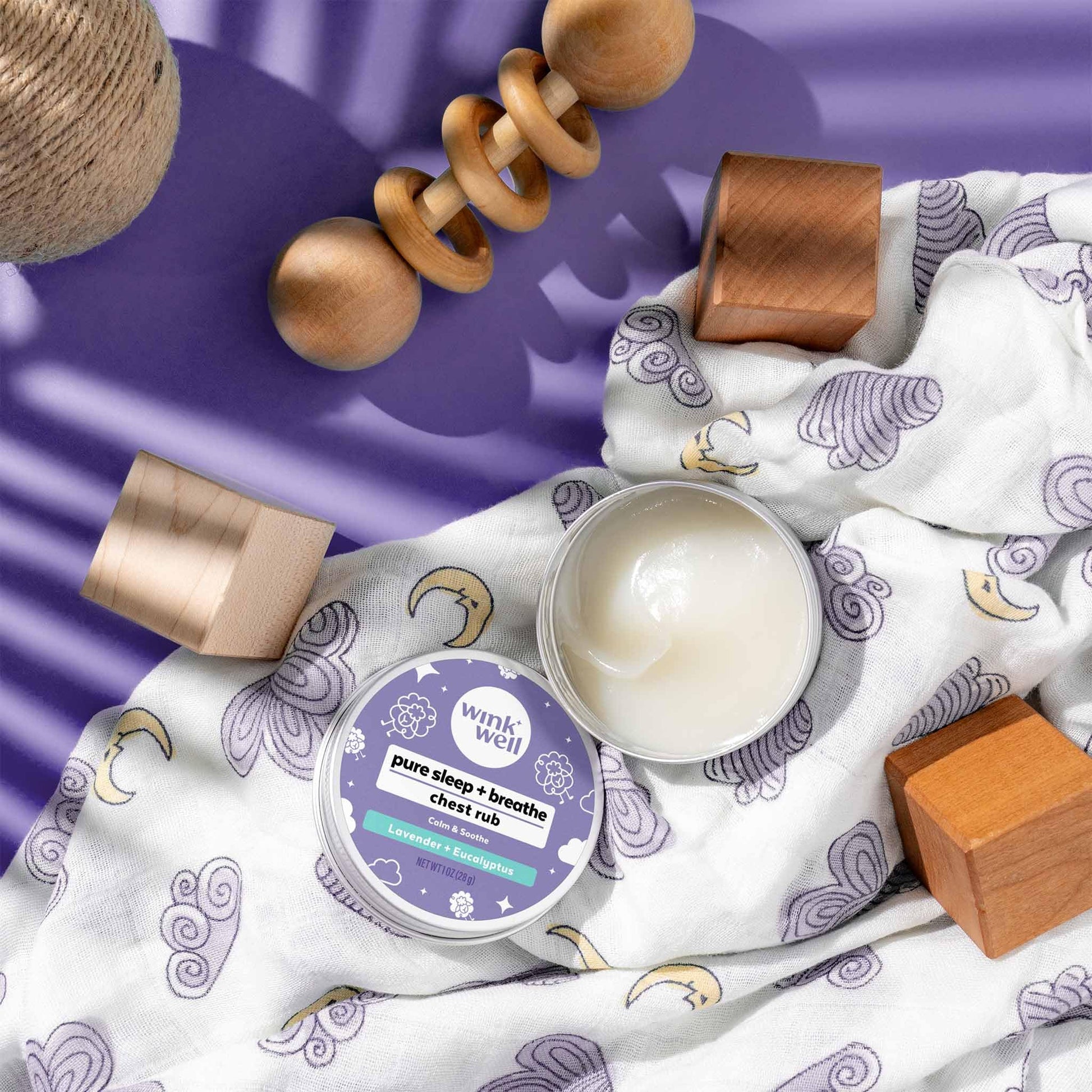 USA imported herbal cough and cold soothing balm for infants