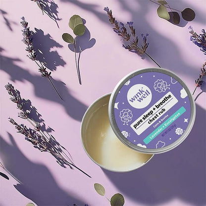 Wink Well pure sleep and breathe balm back label with directions