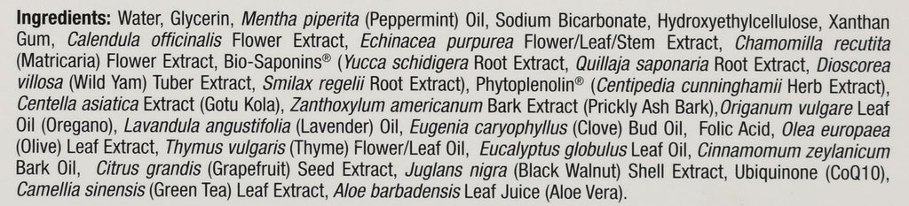 Nature's Answer dentist formulated soothing gel tube for natural gum care