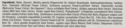 Nature's Answer dentist formulated soothing gel tube for natural gum care