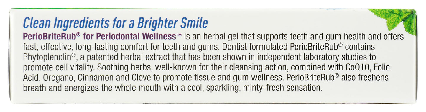 Nature's Answer phytoplenolin infused oral care topical rub presentation