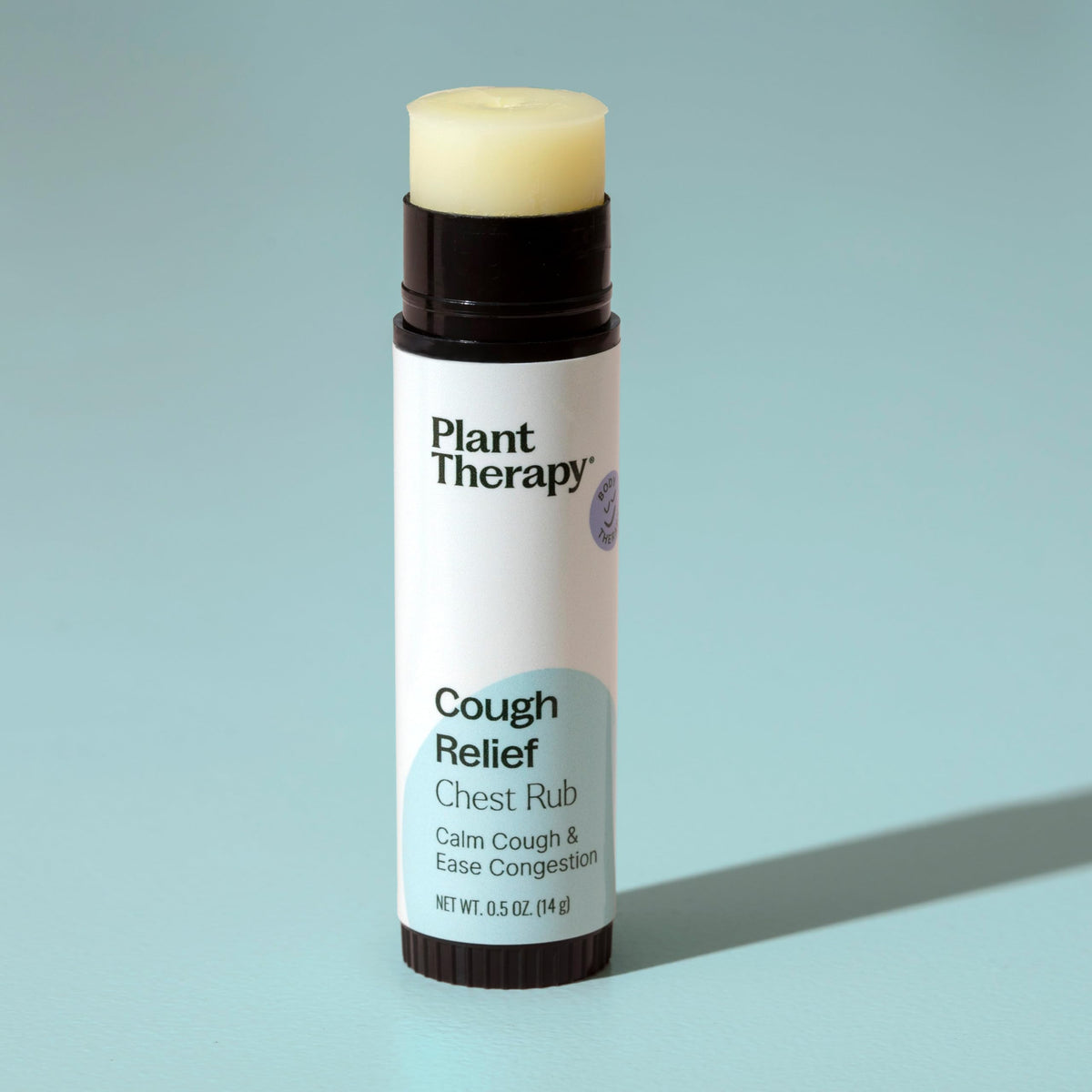 Side profile of Plant Therapy 0.5 Ounce chest rub