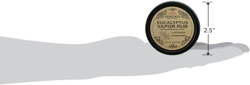 All natural respiratory balm with lavender and rosemary essential oils for allergy symptoms