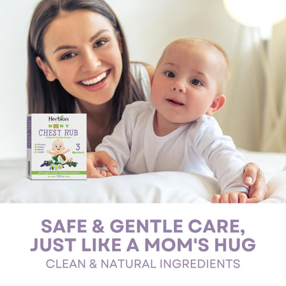 Herbion infant soothing balm texture with coconut oil and shea butter