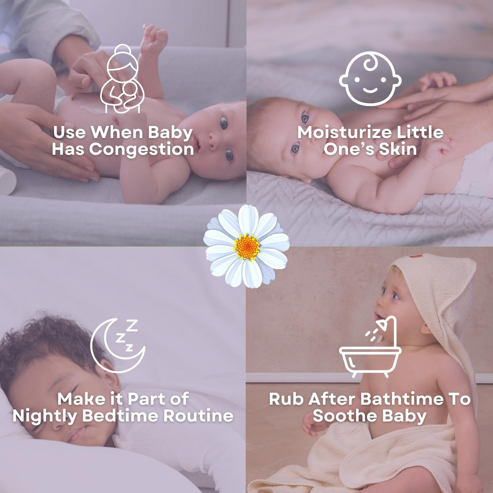 Authentic USA imported Herbion Baby Rub safety seal and expiry details