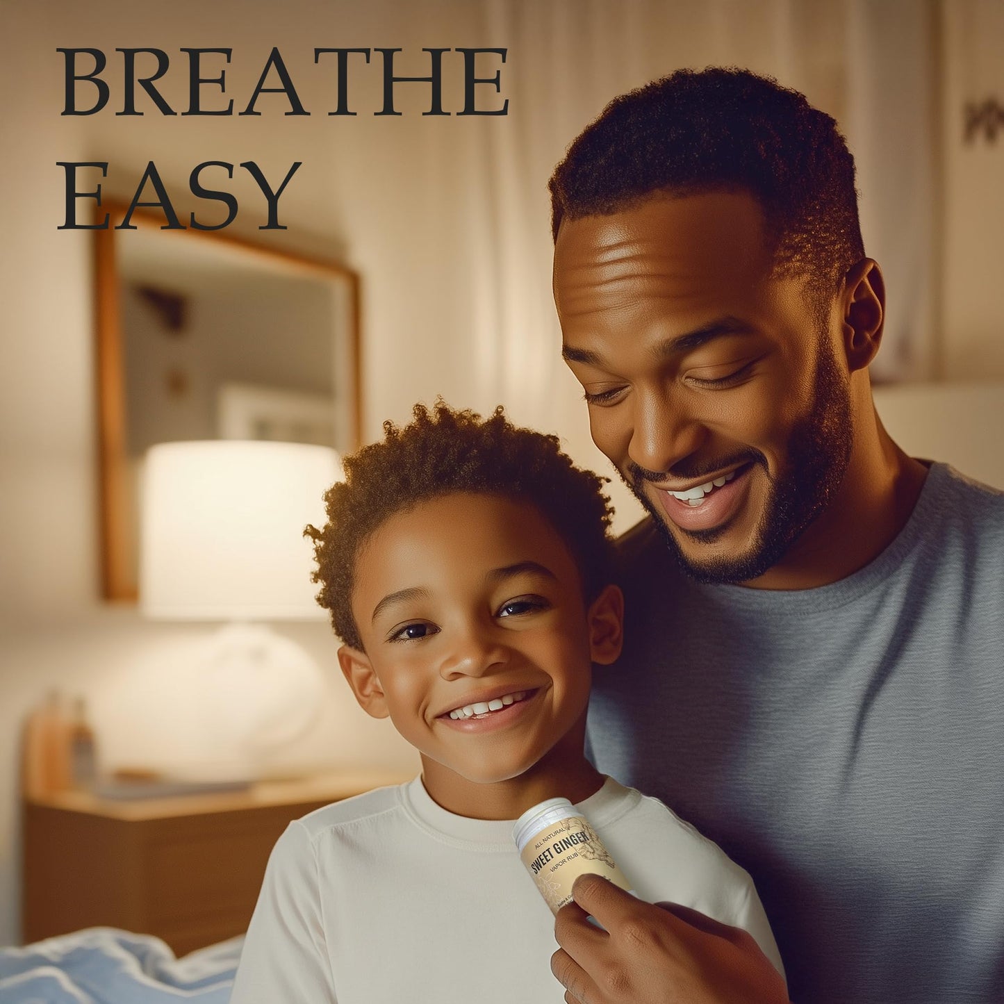 Easy to use twist up ginger vapor rub stick