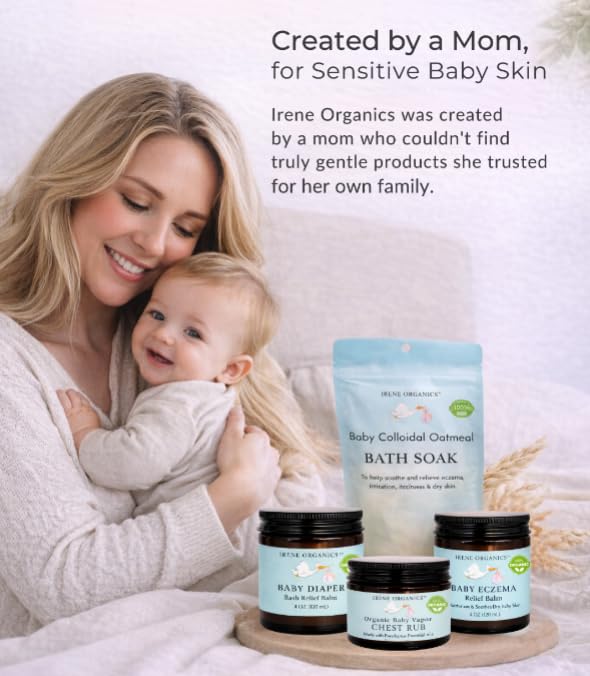 Irene Organics organic baby vapor chest rub clean non toxic formulation details