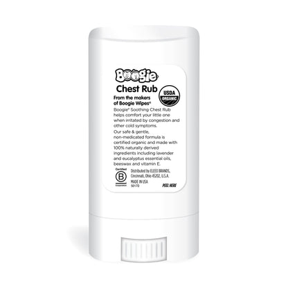 Organic petroleum free vapor balm stick for infant congestion management