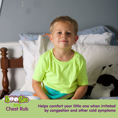 Twist up baby rub container highlighting eucalyptus and lavender ingredients
