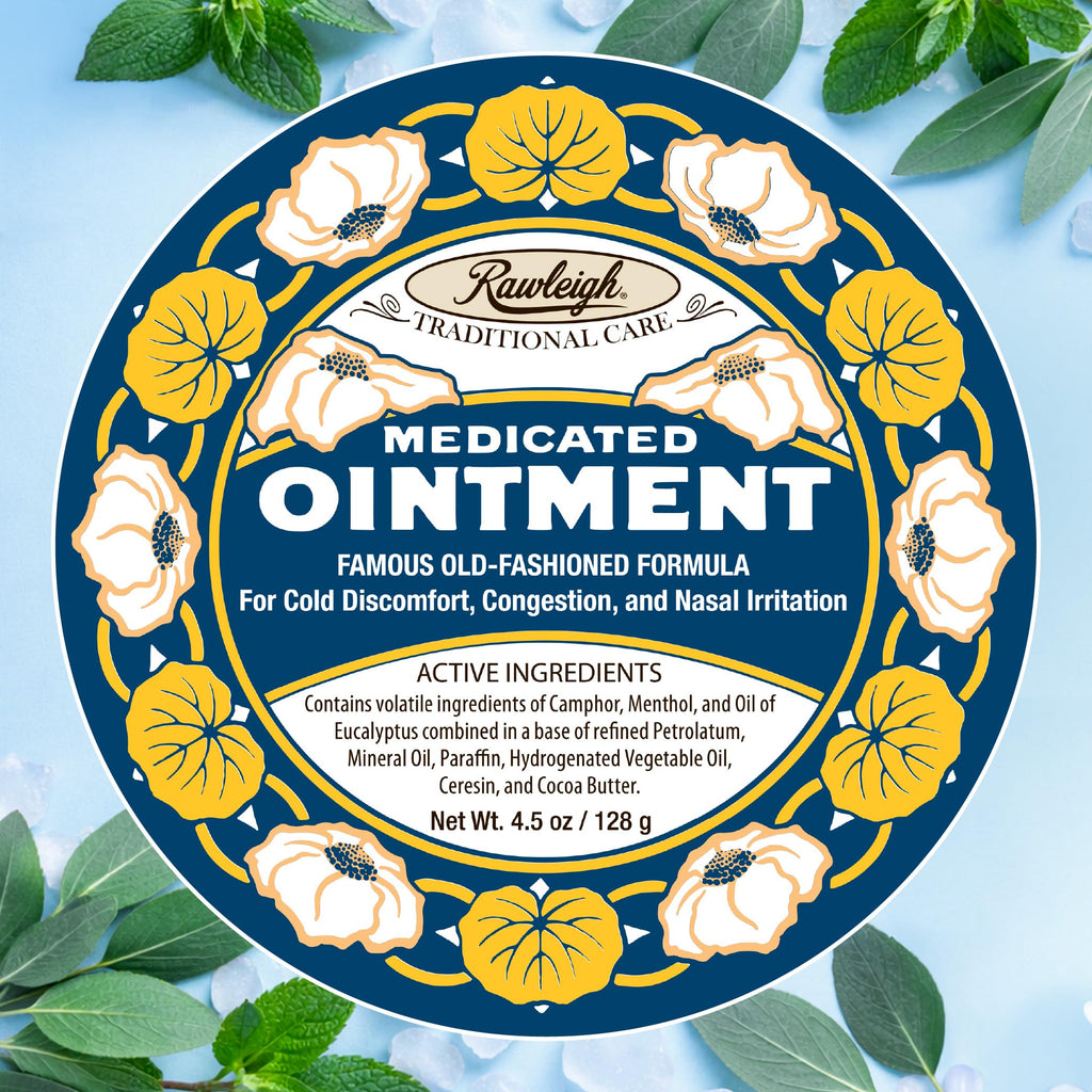 Traditional old fashioned remedy balm for minor muscle aches close up