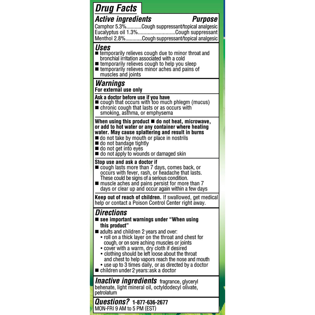 Mentholatum roll on chest rub showing the mess free rollerball design