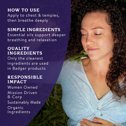 Petroleum free natural chest rub by Badger Balm