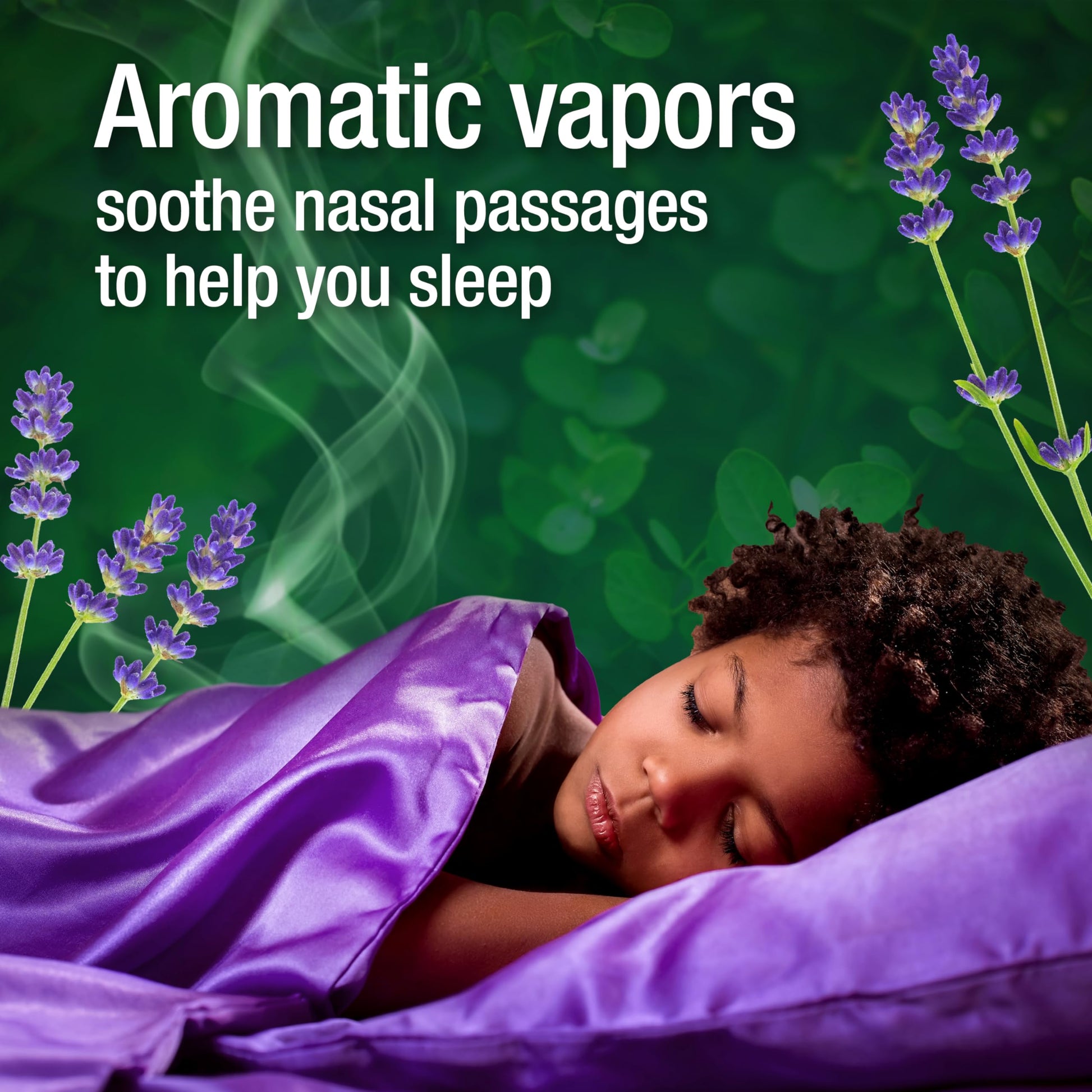 Soothing lavender essence nighttime chest rub by Mentholatum jar lid