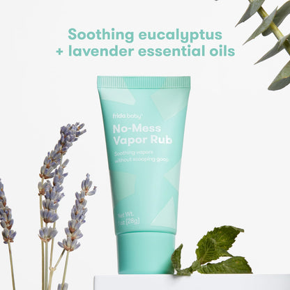 Eucalyptus and lavender baby vapor rub tube for infant sleep