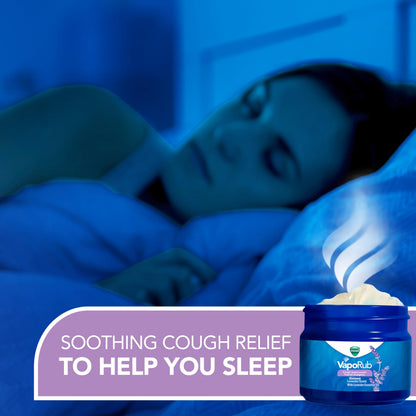 Authentic Vicks VapoRub Lavender Scent calming nighttime cough suppressant