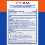 Zicam elderberry and zinc homeopathic tablets package contents directions
