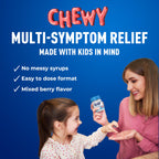USA imported Mucinex children cold and flu medicine packaging displaying age six plus safety warning