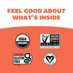 Genexa certified organic and non GMO verified adult cold relief directions side panel