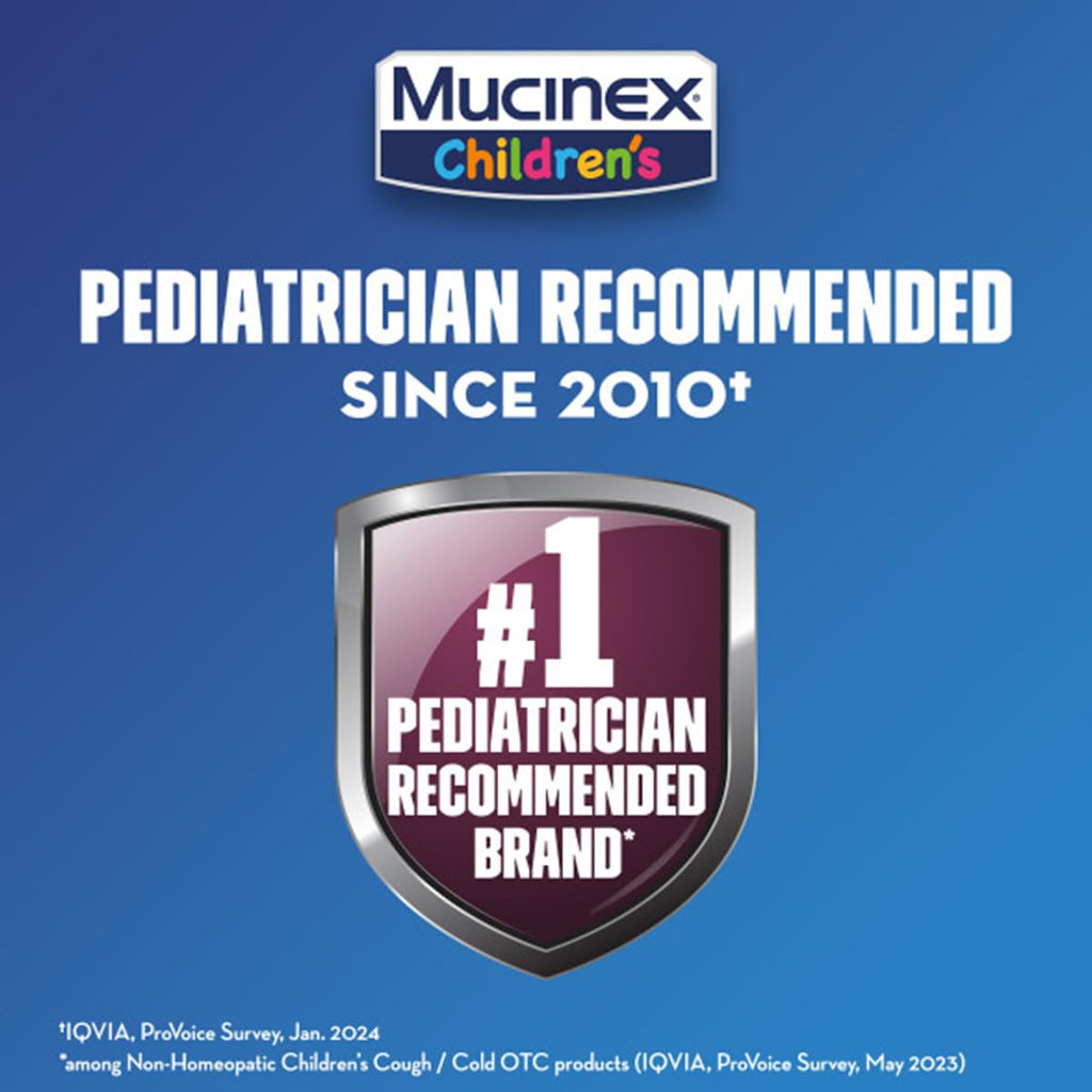 Mucinex kids chest congestion expectorant supplement facts and ingredients