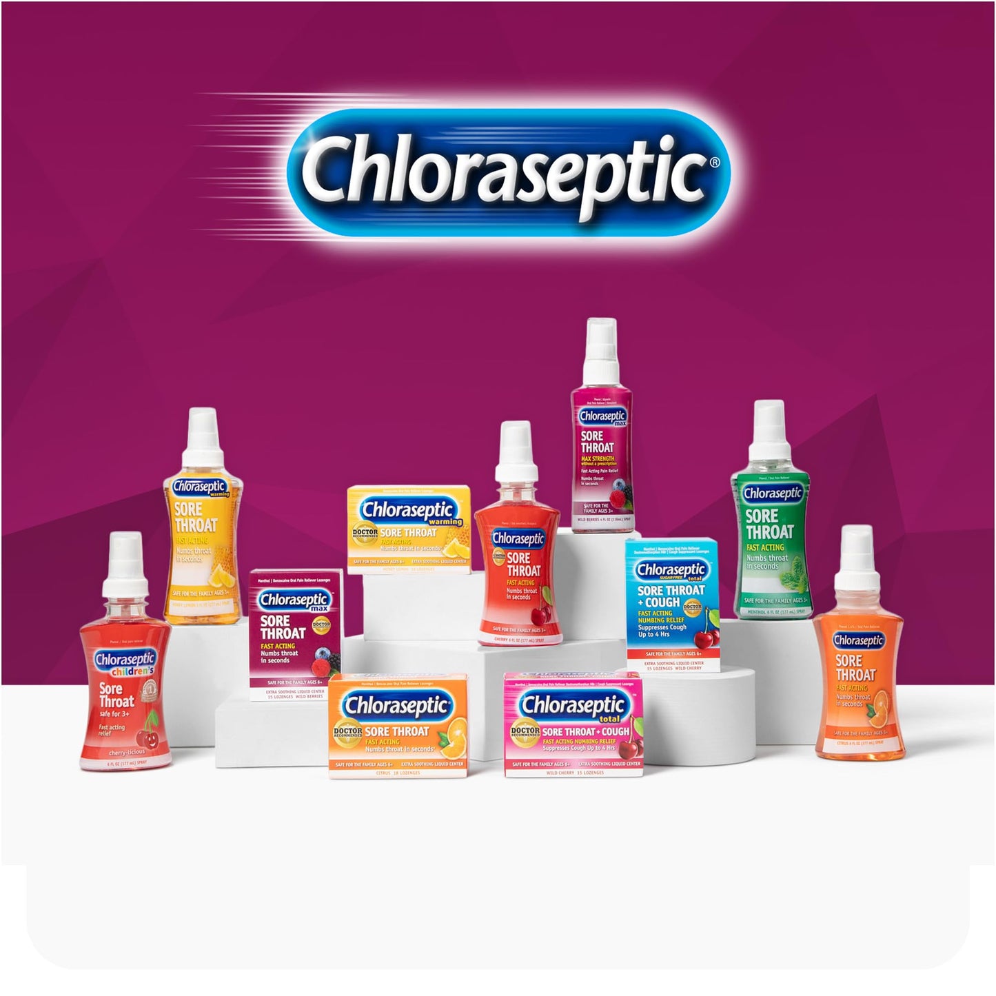 USA imported Chloraseptic max strength throat spray active ingredients list