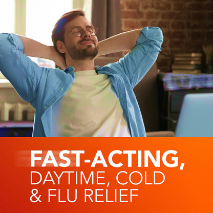 Vicks NyQuil and DayQuil concentrated capsule bundle for round the clock cough, fever, and sore throat relief.