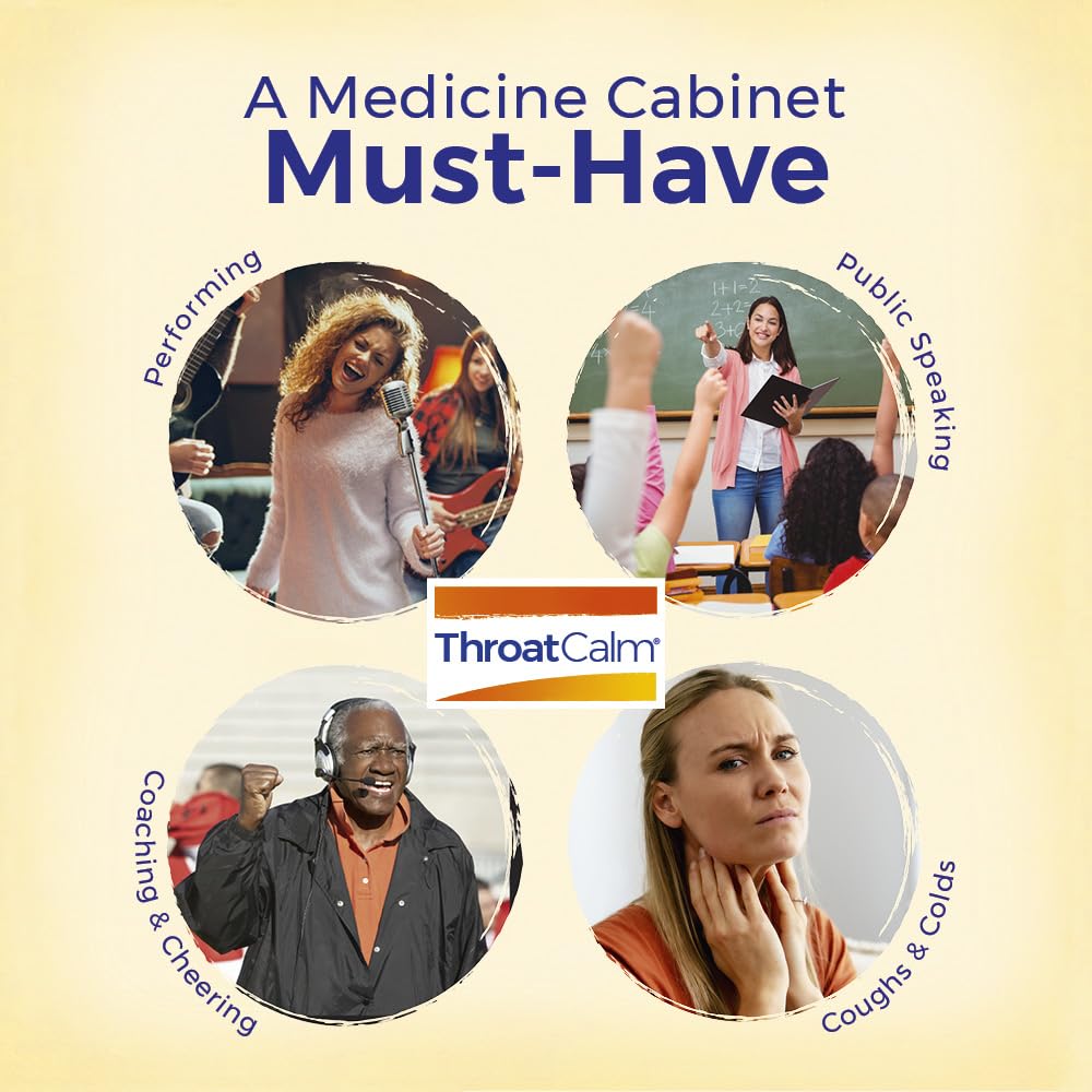 Authentic Boiron ThroatCalm tablets packaging showing plant-based active ingredients list