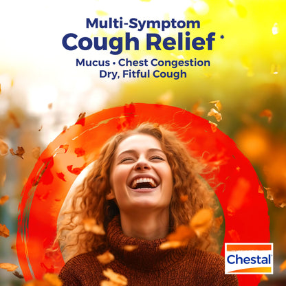 Boiron Chestal homeopathic meltaway tablets side view with ingredient information