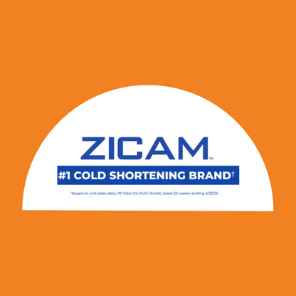 Zicam natural orange flavor soft chewy zinc medicated drops for adults and children