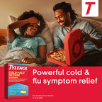 Tylenol multi symptom pain reliever and cough suppressant caplets container layout