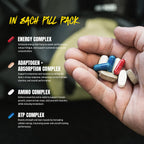 Universal Nutrition Animal M-Stak supplement facts panel and nutritional ingredients list on the back of the tin.