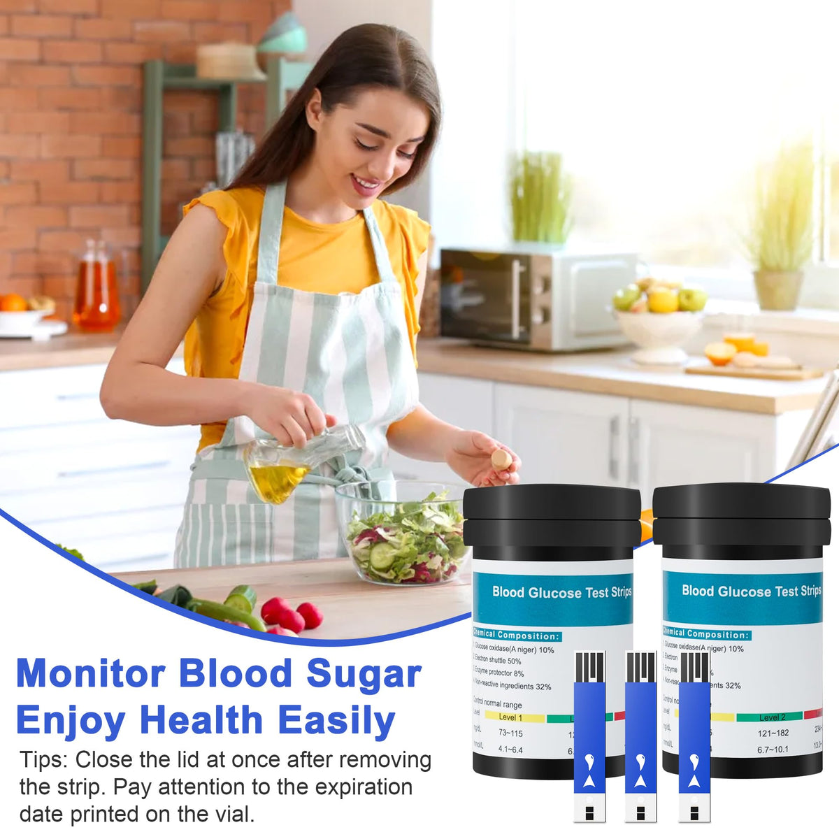 Authentic imported USA medical supplies for accurate home blood glucose tracking and management