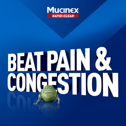Mucinex Cold Medicine and Mucus Relief 20 adult caplets box