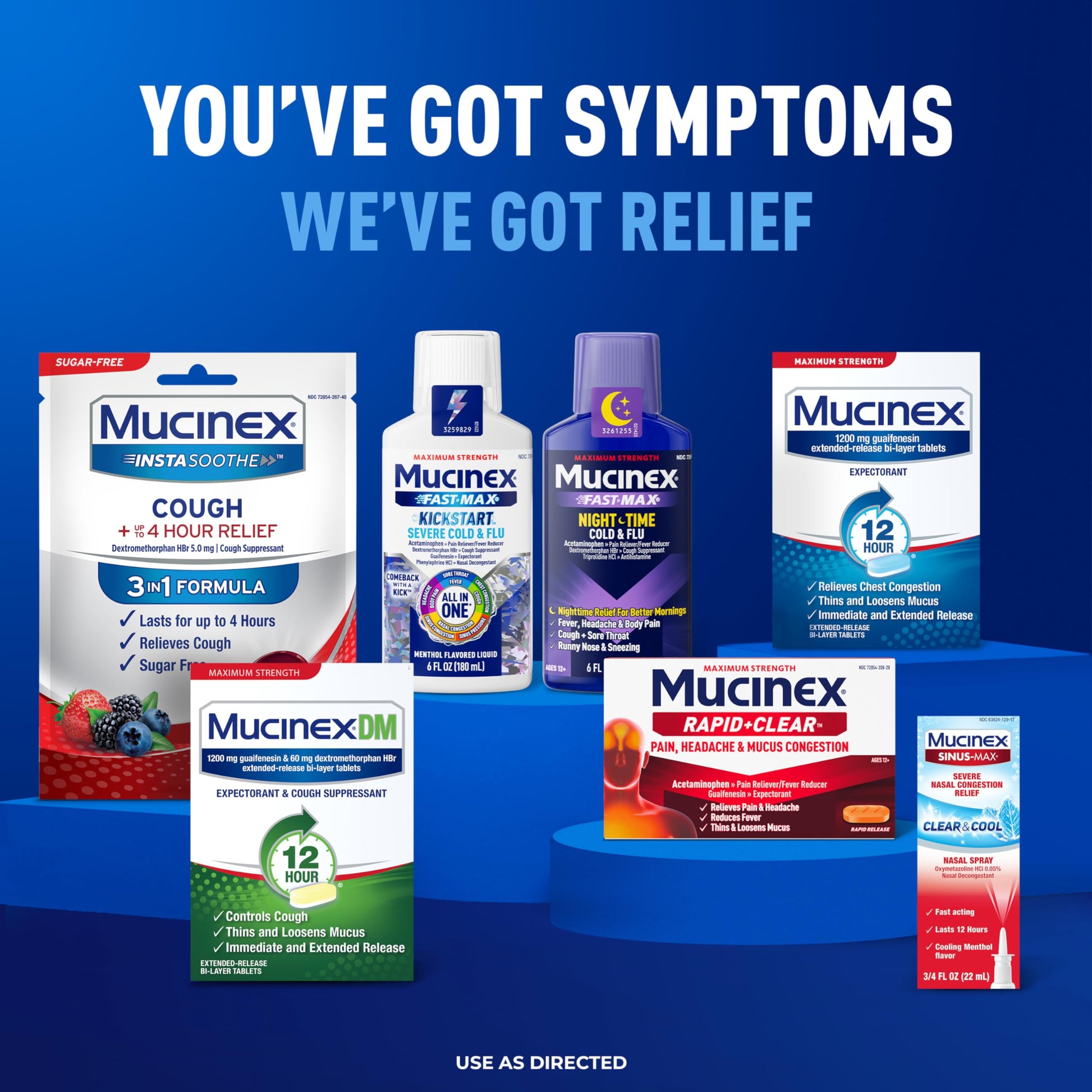 Mucinex Rapid Clear Maximum Strength dosage instructions and warnings