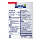 Mucinex DM 12hr maximum strength 48 extended release tablets container close up