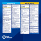 Mucinex adult multi symptom cough suppressant and fever reducer liquid gels packaging details.