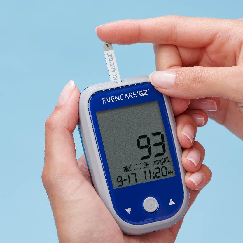 Medline EvenCare G2 diabetes testing strips fifty count bottle