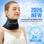Onlycare neck ice pack wrapped around neck for muscle tension