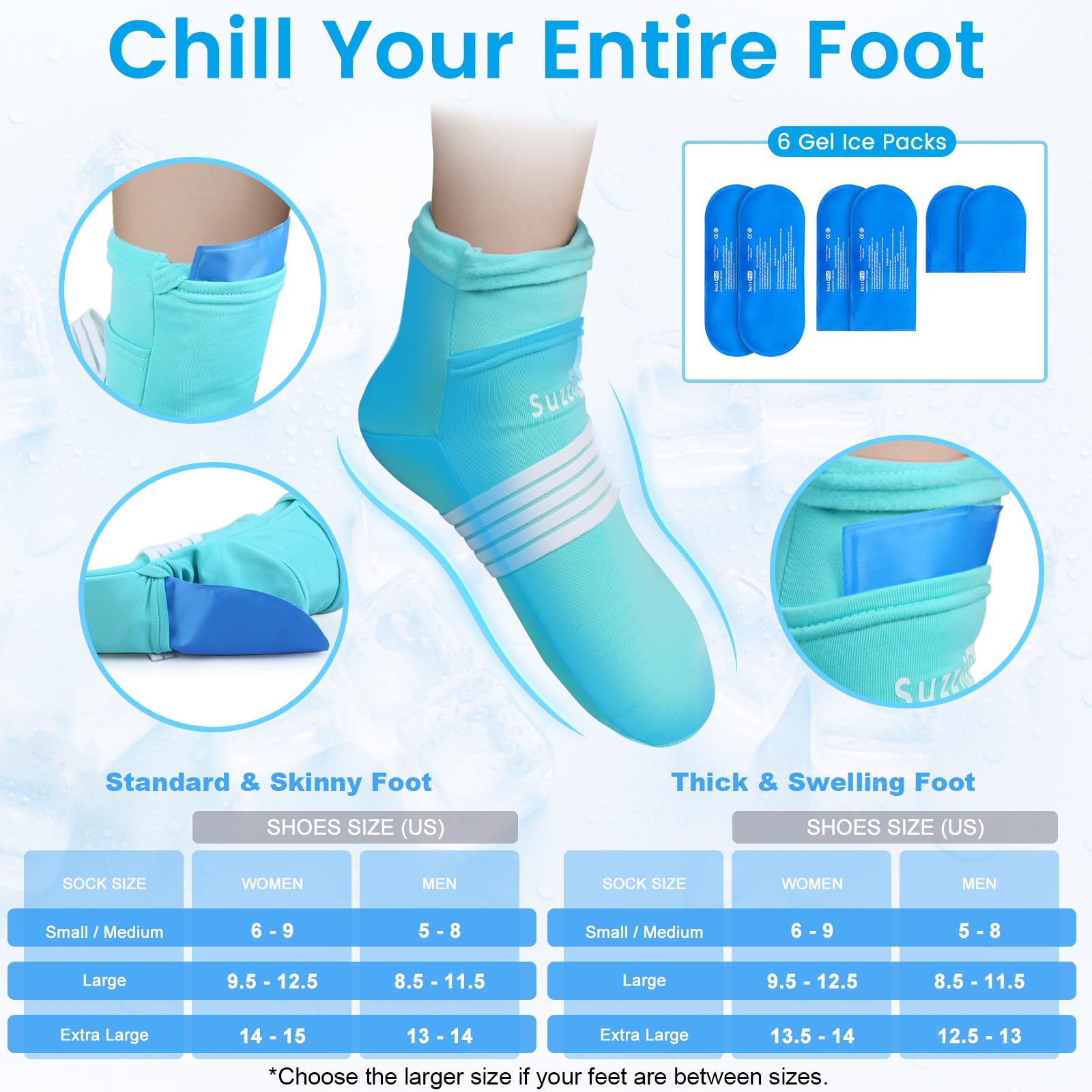 Suzzipad chemo care package for hand and foot pain relief