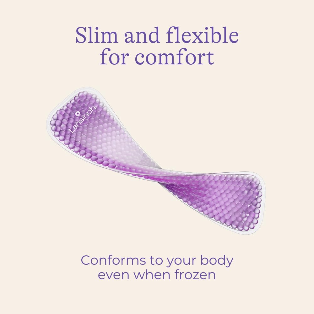 Instructions for using Lansinoh postpartum ice packs
