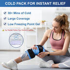 Apexup cold therapy pack showing leakproof double-sealed edges