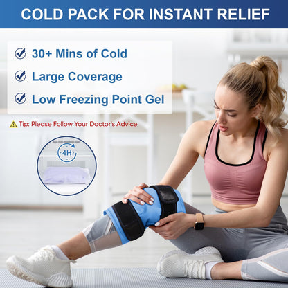 Apexup cold therapy pack showing leakproof double-sealed edges