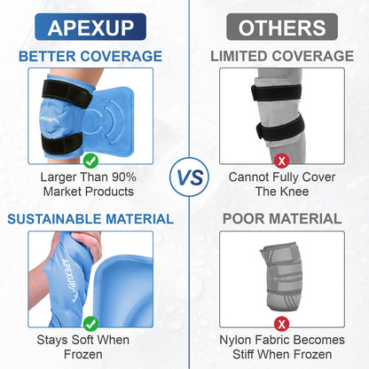 Apexup flexible gel pack for shoulder and back pain