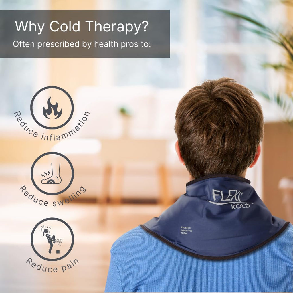 FlexiKold gel pack showing flexibility while frozen