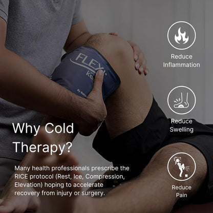 NatraCure ice pack used for lower back pain recovery