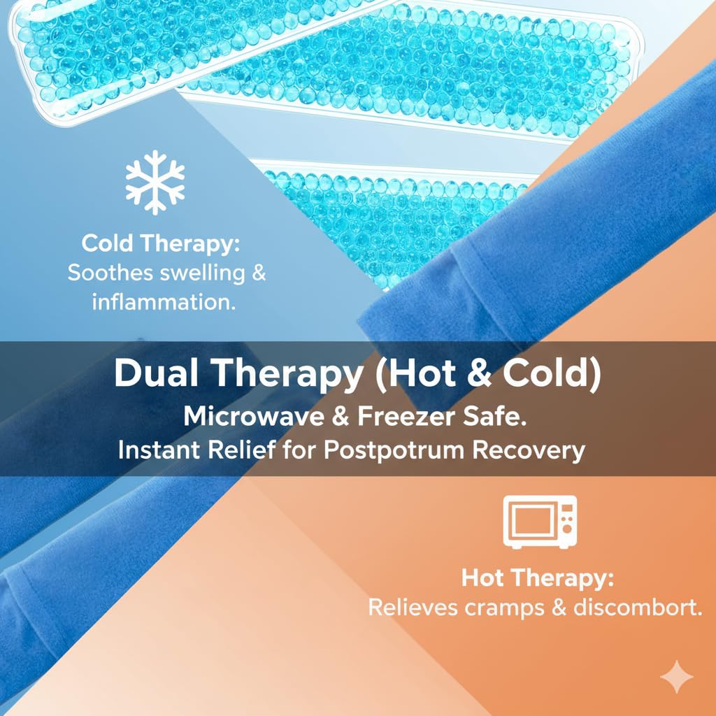 Hi Fine Care reusable gel ice packs and fabric covers