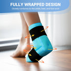 Comfytemp wearable ankle ice pack boot providing 360 degree coverage
