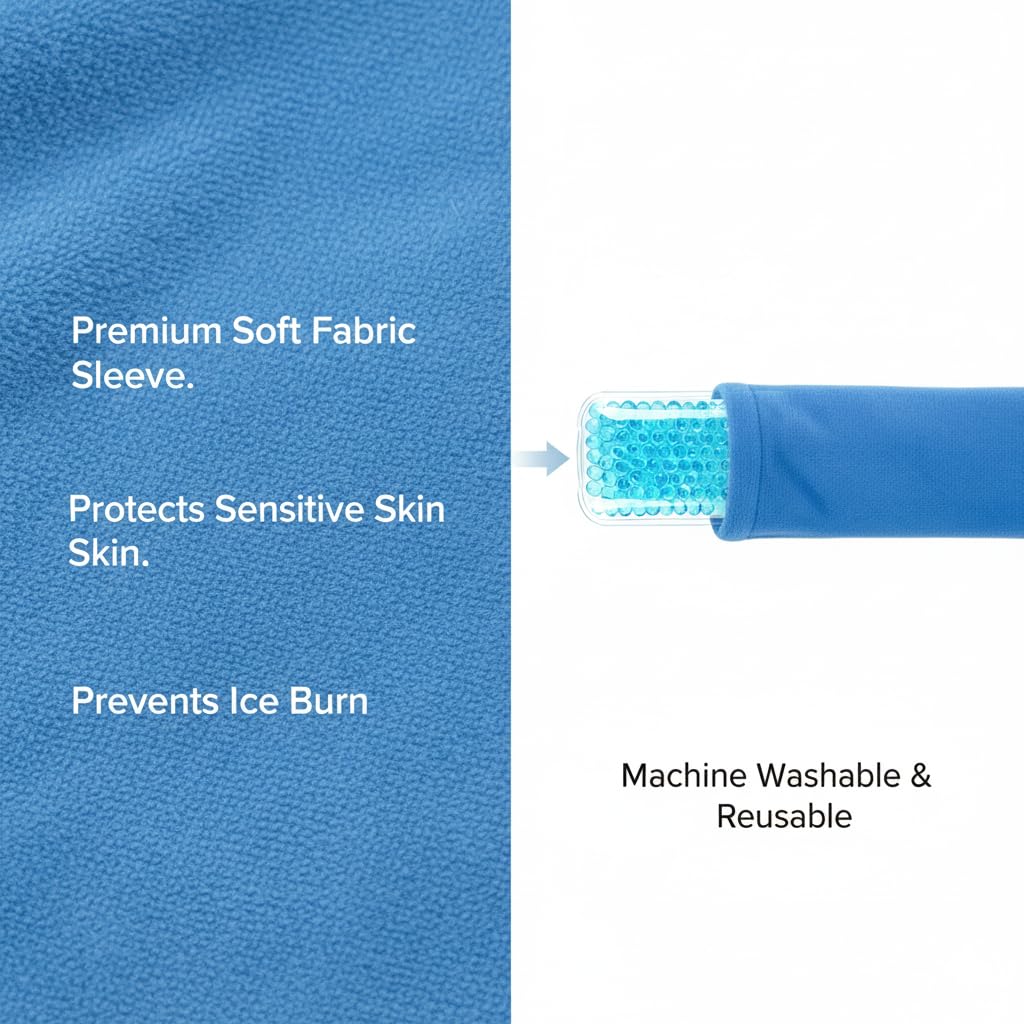 Soft washable covers for perineal cold therapy pads