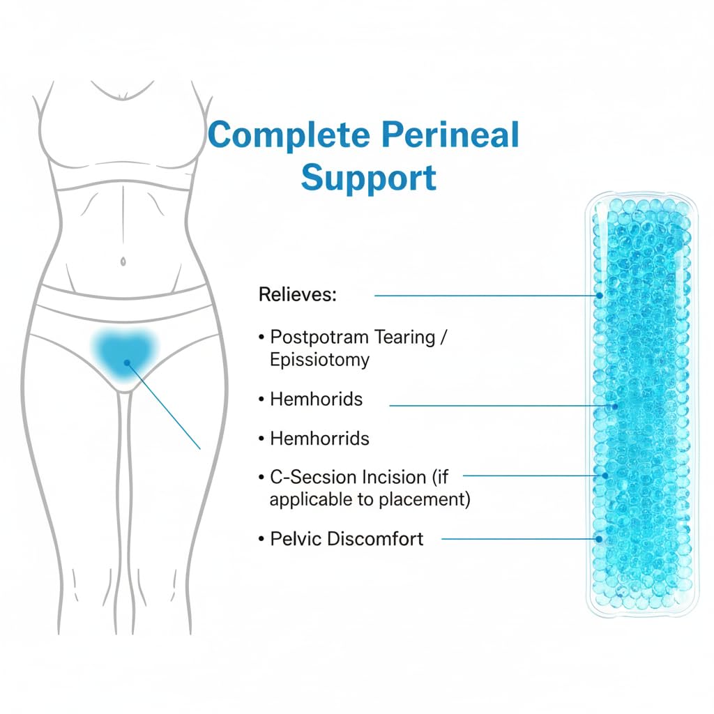 Close up of Hi Fine Care perineal cooling gel beads